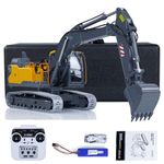 TOUCAN RC HOBBY 1:14 RC Excavator RC Digger Double E E010 EC160E Full Alloy Metal Engineering Vehicle
