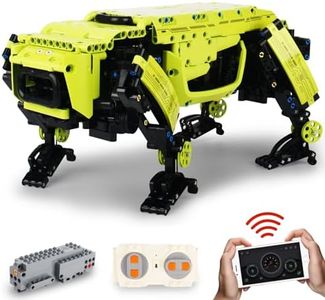 Allhero Robot Dog Building Kit with Remote Control and APP Control, Electronic Walking Dog, Robot Dog Building Block for for Adult, Boy and Girls 8+(886Pcs)