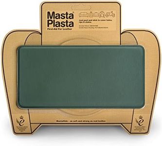 MastaPlasta Self-Adhesive Premium Leather Repair Patch - Green 20cm x 10cm (8in x 4in). Your All-in-One Instant Upholstery-Quality Leather Repair Kit for Sofas, Car Interiors, Bags & DIY