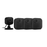 Blink Outdoor 4 (4th Gen) + Blink Mini – Smart security camera, two-way talk, HD live view, motion detection, set up in minutes, Works with Alexa – 3 camera system + Mini (black)