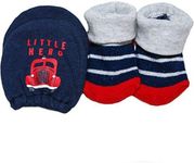 Carter's Child of Mine"Little Hero" mitten & bootie set