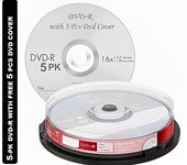 Premium Brand Blank DVD-R 4.7 GB 16X Professional Disk (Pack of 5 Disk)