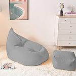 Lazy Sofas Cover Bean Bag Chair w/F