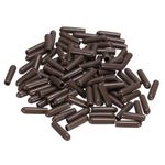 uxcell 100pcs Rubber End Caps 3mm ID Vinyl Round Tube Bolt Cap Cover Screw Thread Protectors Brown