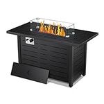 ZAFRO Fire Pit Table, 43" Propane F