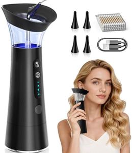 Electric Ear Wax Removal with Separated Dual Tank, IPX6 Waterproof Ear Cleaner Kit, Water Temperature Detection, FSA/HSA Eligible & Ergonomic Upright Rinse Design, USB-A to C Cable