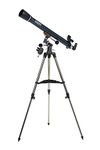 Celestron 21062 AstroMaster 70EQ Refractor Telescope, 36 Inch Tube Length, f/13 Focal Ratio, Dark Blue