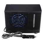 Portable Air Conditioner for Auto Universal Portable Mini Car air Conditioner 24V Cooling Conditioner Water Evaporative Air Fan for Car Truck Home (Black)