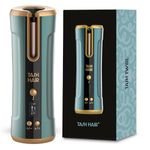 Tash Hair Twirl Cordless Automatic Hair Curler Machine | Quick Curls in 10 Mins, Portable & Rechargeable, 6 Heat Settings, Ceramic Barrel, Anti-Scald & Tangle-Free Design, Gift for Women