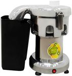 Commercial Juice Extractor Heavy Duty Juicer Aluminum Casting and Stainless Steel Constructed Centrifugal Juice Extractor Juicing both Fruit and Vegetable, with Pulp Collector