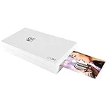 SereneLife Portable Instant Mobile Photo Printer-Mini Compact Pocket Size Easy for Travel-Wireless Color Picture Printing from Apple iPhone,iPad or Android Smartphone Camera-SereneLife
