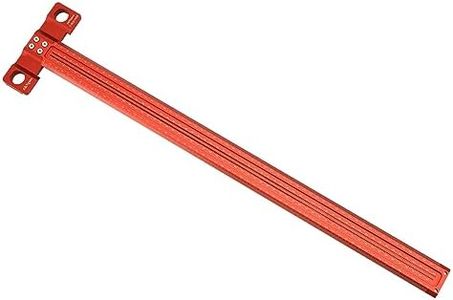 AKNgoes Woodworking Scriber T-Square Ruler 600mm with Thoughtful Support Lips, Architect Ruler for Carpenter Work, Layout and Measuring Tools