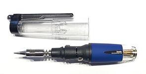 Iroda SOLDERPRO 50 Multi-Function Heat Tool Pocket Sized Portable Cordless Butane Gas Soldering Iron (Blue)