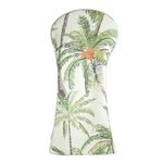 SHABIER Green Golf Head Cover Beautiful Tropical Palm, Vintage Hawaii Style Golf Head Cover for Driver Club