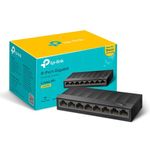 TP-Link LS1008G 8-Port Desktop/Wallmount Gigabit Ethernet Switch/Hub, Ethernet Splitter, Plug & Play, Desktop, Plastic Case