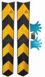 K T I® 800mm Rubber Pillar Guard L Shape | Car Parking Corner Protector | Heavy Duty Wall Safety Guard for Basement & Warehouse Pack of 2