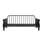 DHP Wood Arm Full Size Futon Frame, Espresso