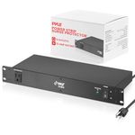 PYLE PCO850 15 Amp Power Supply Conditioner with Rack Mountable Power Strip and Surge Protector with 9 Outlets