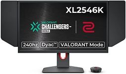 BenQ ZOWIE XL2546K 24.5 inch 240Hz Gaming Monitor | 1080P | DyAc+ | Smaller Base | Flexible height & tilt adjustment | XL Setting to Share | Customizable Quick Menu | S-Switch | Shield