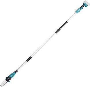 Makita 18V LXT Brushless 8" Pole Chainsaw, Adjustable 5'–8' Pole, XPT, Electric Brake, Tool-Less Chain Adjust, Branch Hook, Ergonomic Grip, Tool Only