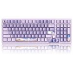 MageGee SKY98 Wireless Gasket Mechanical Gaming Keyboard, 96% Hot Swappable RGB Custom Creamy Keyboard with 5-Layer Sound Padding, BT/2.4G/USB-C, NKRO for Win/Mac (Lavender, Violet Switch)