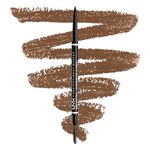 NYX Professional Makeup Micro Brow Pencil, Dual Ended With Mechanical Brow Pencil And Spoolie Brush, Vegan Formula, Shade: Ash Brown