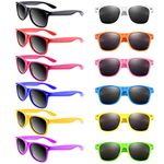 Morcheiong 12 Pack Neon Colors Sunglasses Party Favors Goody Bag Fillers Gift for Beach Pool Birthday Party