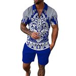 Retro Two Piece Set 2023 Mens Short Sets 2 Piece Outfit Summer Tracksuit Short Sleeve Polo Shirt And Shorts Set Casual Stylish Sport Jogger Suit Traje De Deporte De