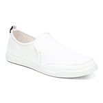 Vionic Women's Malibu Slip-ons Sneakers, Cream Canvas, 9