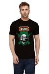 RS PRINT BGMI Printed Cotton Black Man'sT-Shirtsa | pubg T-Shirts | Medium