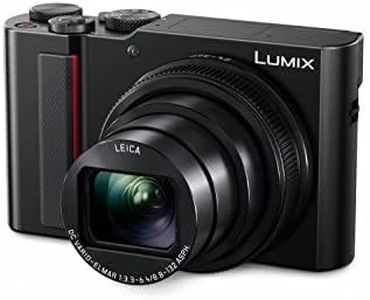 Panasonic LUMIX DC-TZ200D Compact Camera, Silver – 20MP, 15x Zoom
