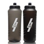 1 Litre Hockey Water Bottle Squeeze Sport Bottle Leakproof 2 pack BPA Free for Easy to Drinking and Grip Design