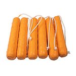 Dokken Super Hunting Dog Training Dummy - 2 Inch (6 PACK, Orange)