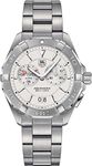 TAG Heuer Aquaracer Chronograph Silver Opalin Dial Stainless Steel Mens Watch WAY111Y.BA0928