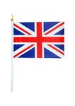 5pcs Union Jack Hand Flags King’s Coronation Waving Small Flags Royal Street Party Celebrations Sporting Events Pub BBQ Car Decorations