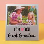 Widdop & Co. Aluminium Frame 6 x 4 - Love You Great Grandma