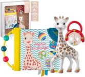 Sophie la Girafe - Baby Box Gift Set, Early Learning Baby Book, Sophie la Giraffe Teething Toy and Hand Rattle - for Newborn Baby 0m+