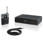 Sennheiser XSW 1-CI1-A Wireless Instrument System – Bodypack Transmitter with 1/4" Cable, True Diversity Receiver, 10 Compatible Channels – Perfect for Guitarists, Bassists & Live Stage Performances