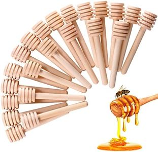 24 Pcs Honey Dipper Sticks, 3 inch Mini Wooden Honeycomb Stick, Small Honey Spoons Stirrer Stick for Honey Jar Dispense Drizzle Honey and Wedding Party Favors Gift