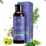 Avimee Herbal Rosemary Hair Oil | For Hair Growth, Hair Fall Control and Dandruff | 100% Pure & Natural | Mineral Oil Free | 100mL