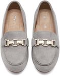 VERDASCO Womens Grey Loafers Slip-O