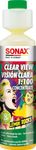 SONAX Clear View Lemon Rocks Windshield Washer Fluid 250ml | Refreshing Lemon Fragrance via AC Vent | Windscreen Cleaning Liquid | Removes Tough Dirt & Grime | 1:100 Concentrate | Art.No.03701410