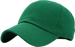 KBETHOS Classic Cotton Dad Hat Adjustable Plain Cap. Polo Style Low Profile (Unstructured) (Adjustable, Kelly Green)