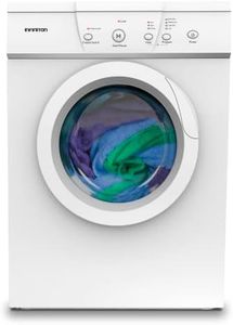 INFINITON | SD-A7B- Secadora de Evacuación | Capacidad 7Kg | Anti-arrugas | Clase Energética C | 4 Programas | Color Blanco | Inicio Programado |