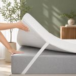 Memory Foam Mattress Topper Double Bed – 7cm Thick Dual Layer Orthopaedic Topper, Cooling Mattress Pad for Back & Joint Pain Relief, Pressure Relief & Comfort Support