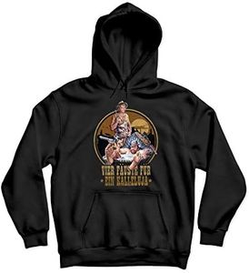 Terence Hill Bud Spencer Hoodie - Four Fists for A Halleluja (Black), Black, M