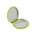 Annhua Retainer Holder Case Mouthguard Case with Magnetic Closure, Denture Case Mouth Guard Holder Case Denture Box Case, Light and Compact - Green