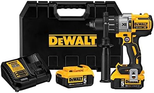 DEWALT 20V MAX XR Hammer Drill Kit, Brushless, 3-Speed, Cordless (DCD996P2)