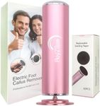HayZBao Electric Foot File - Callus Remover for Feet,Professional Pedicure Tool for Dead Skin and Calluses,Adjustable Speed Foot File with 60 Pcs Sandpaper Discs - Pink