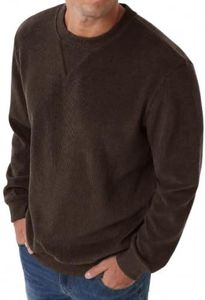 Sailwind Mens Crewneck Sweatshirt Long Sleeve Corduroy Pullover Sweatshirts